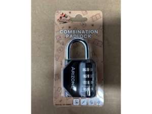 купить Замок навесной кодовый, черный, ARIZONE