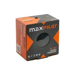 купить Головка-шпуля для триммеров MAXPILER MSP-0112(катушка, полуавтомат, Ø лески 2-3 мм, с леской )