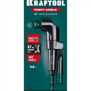 купить KRAFTOOL RIGHT ANGLE, 140 мм, угловая ударная насадка (26767)