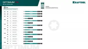 купить KRAFTOOL OPTIMUM TX 40, 50 мм, 10 шт, биты (26126-40-50-10)