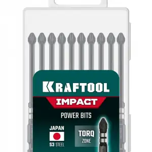 купить KRAFTOOL Impact PZ 2, 100 мм, 10 шт, ударные биты (26193-2-100-S10)