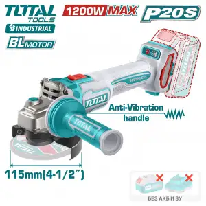 купить Углошлифмашина аккумуляторная TOTAL TAGLI212025