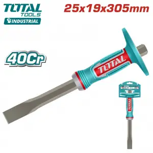 купить Зубило 25X19X305мм с протектором TOTAL THT4532519