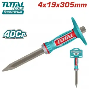 купить Зубило конусное 4X19X305мм с протектором TOTAL THT4530419