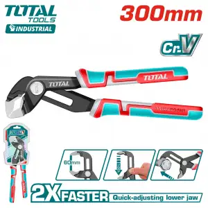 купить Клещи переставные 300 мм TOTAL THT381206
