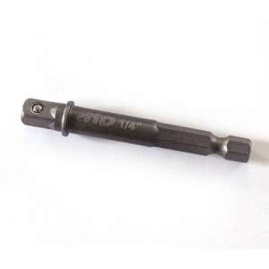 купить Переходник для шуруповерта с 1/4" HEX на квадрат 1/4", длина 65 мм "H-D"