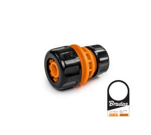 купить Соединитель шланг 1/2" х шланг 3/4" BLACK LINE "Bradas"