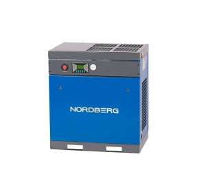 купить Винтовой компрессор NORDBERG 15 кВт, 10 Бар, 2150 л/мин, IP23, без ресивера NCB20