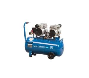 купить Компрессор NORDBERG безмасляный 220В, ресив. 50л, 210л/мин NCEO50/210