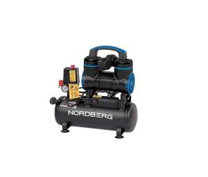купить Компрессор безмасляный NORDBERG 220В, ресив. 8л, 170 л/мин NCEO8/170
