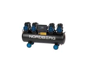 купить Компрессор безмасляный NORDBERG 380В, ресив. 120л, 1000 л/мин NCEO120/1000