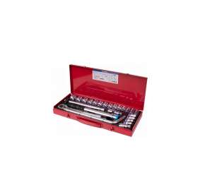 купить Набор головок с принадлежностями KING TONY 1/2", шестигранные, 10-32 мм, 24 предмета 4533MR03