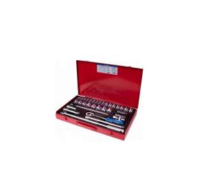 купить Набор головок с принадлежностями KING TONY 1/2', шестигранные, 8-32 мм, 33 предмета 4534MR06