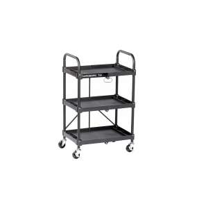 купить Складная инструментальная тележка с 3 пластиковыми полками NORDBERG T14