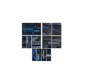 купить Набор инструментов для тележки, 13 ложементов, 286шт KING TONY 934-010MRVD