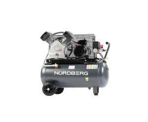 купить Поршневой компрессор с ременной передачей NORDBERG 380В, ресивер 50 л, 420л/мин NCP50/420