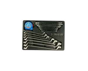 купить Набор накидных и рожковых ключей, рулетка, ложемент, 15шт KING TONY 9-90315MR