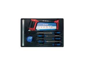 купить Набор напильников, рулетка, линейка и ножовка, ложемент, 8шт KING TONY 9-90408TQ