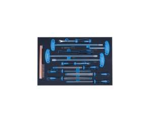 купить Набор напильников, торцевых отверток, съемников клипс и металлической щетки, ложемент, 13шт KING TONY 9-90413TQV