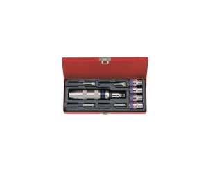 купить Ударная отвертка с принадлежностями (5/16", 10 предметов) KING TONY 4505MR