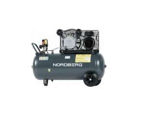 купить Компрессор поршневой NORDBERG с ременной передачей 220В, ресив. 50л, 420л/мин NCP50/420A