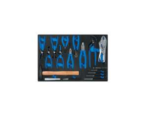 купить Набор съемников стопорных колец, молоток, выколотки, ложемент, 17 предметов KING TONY, 9-90217GRV02