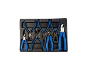 купить Набор съемников стопорных колец, плоскогубцев и бокорезов KING TONY 7 предметов 9-40207GP