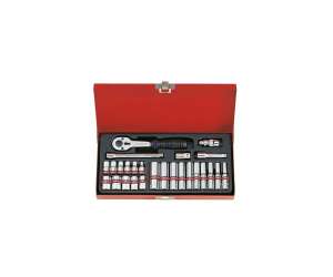 купить Набор шестигранных торцевых головок с принадлежностями 1/4', 5/32'-1/2', 26шт KING TONY 2526SR