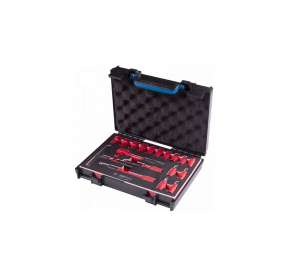 купить Набор торцевых диэлектрических головок KING TONY 1/4, шестигранные, 5-14 мм, 18 пр 25VE01MRV