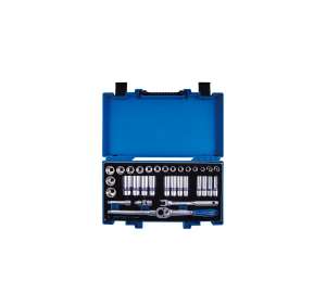 купить Набор торцевых головок с принадлежностями 3/8' KING TONY шестигранные, 7-24 мм, 33 предмета 3533MRV