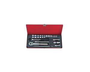 купить Набор торцевых головок с принадлежностями (3/8', шестигранные, 20 предметов) KING TONY 3520MR02