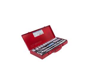 купить Набор торцевых головок с принадлежностями KING TONY 1/2", шестигранные, 10-32 мм, 4531MR