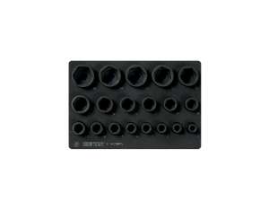 купить Набор торцевых головок ударных (19 шт; 1/2; 10-36 мм) KING TONY 9-4429MPV