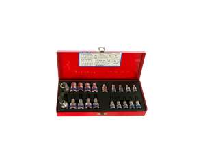 купить Набор торцевых насадок и головок 1/2"&3/8", TORX, Е6-Е20, Т10-Т55 (20 предметов) KING TONY 7120PR