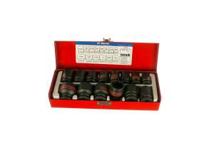 купить Набор ударных шестигранных торцевых головок 1/2', 3/8' - 1-1/4', 14шт KING TONY 4414SP