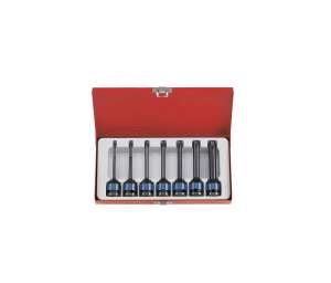 купить Набор ударных торцевых насадок 1/2', TORX, Т25-Т60 мм, 100мм, 7шт KING TONY 4467PP