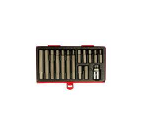 купить Набор вставок (бит) 10мм, HEX 4-12мм, 15шт KING TONY 1015MQ