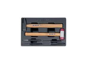 купить Набор выколоток и керн с молотками (ложемент, 6 предметов) KING TONY 9-90106SR