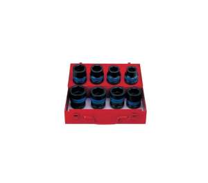 купить Набор ударных торцевых головок (1', шестигранные, 24-41 мм, 8 предметов) KING TONY 8410MP