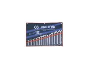 купить Набор комбинированных ключей 6-24мм, 18шт KING TONY 1218MR01
