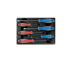 купить Ложемент для набора отверток 9-31106MR, PVC KING TONY 84710320B