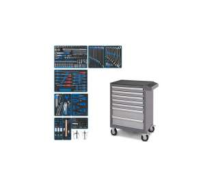 купить Набор инструментов KING TONY 'DRIVE' в серой тележке, 251 предмет 934-251AMG