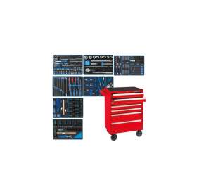 купить Набор инструментов KING TONY ACTION в красной тележке, 327 предметов 934-327MRV