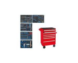 купить Набор инструментов KING TONY 'CLAIM' в красной тележке, 286 предметов 934-286MRV