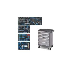 купить Набор инструментов KING TONY 'CLAIM' в серой тележке, 286 предметов 934-286AMG