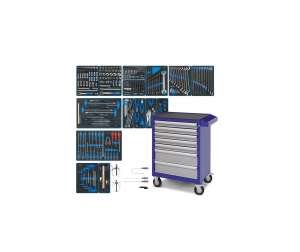 купить Набор инструментов KING TONY 'BOARD' в синей тележке, 325 предметов 934-325AMB