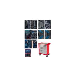 купить Набор инструментов в красной тележке, 173 предмета KING TONY 932-000AMR