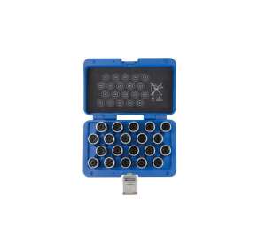 купить Набор насадок для монтажа/демонтажа секреток колес VW 20 предметов KING TONY 9BW0120