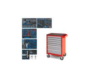 купить Набор инструментов KING TONY 'DRIVE' в красной тележке, 251 предмет 934-251AMR