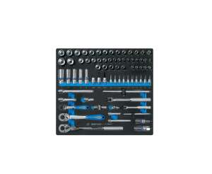 купить Ложемент KING TONY для набора торцевых головок 1/4'&3/8' с принадлежностями 9-5575MRV02, EVA 85819132B